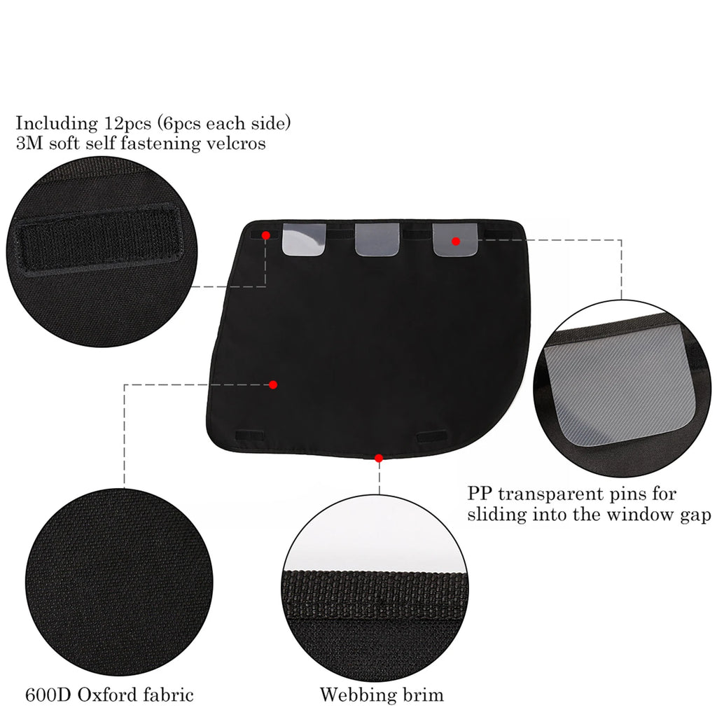 2-Pack Dog Car Door Protectors – Waterproof Scratch & Mud Guards