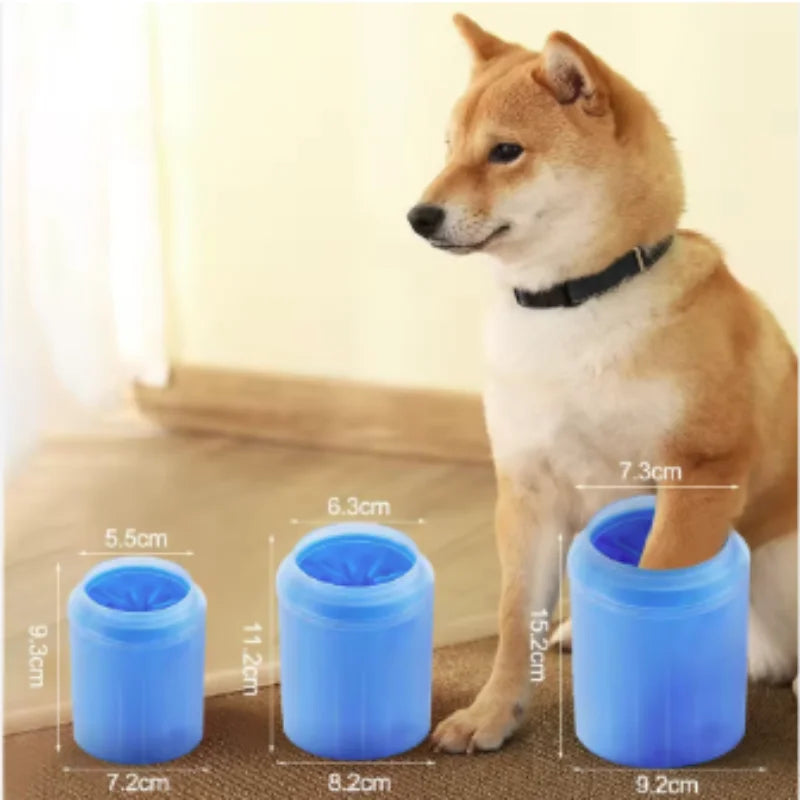 Dog Paw Cleaner Cup – Gentle Mud & Dirt Washer