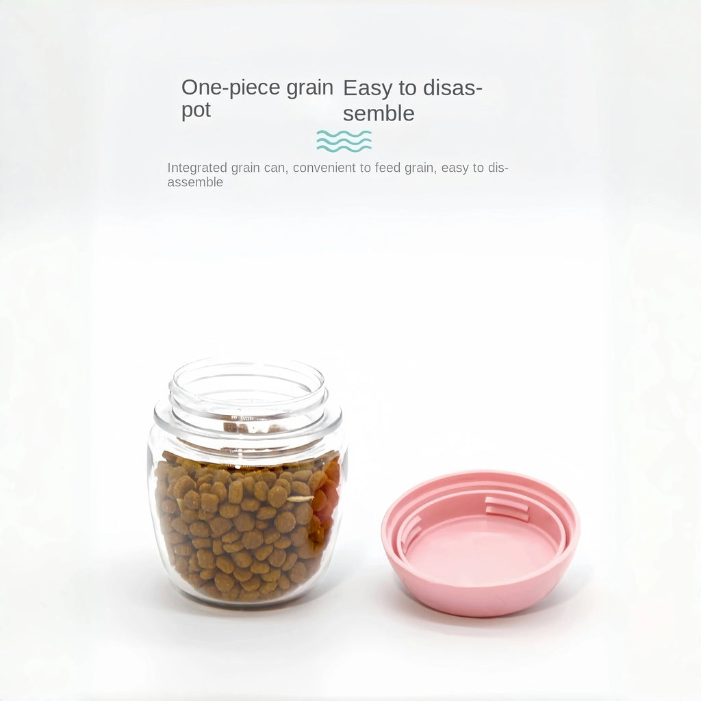 2-in-1 Dog Travel Water Bottle & Food Container