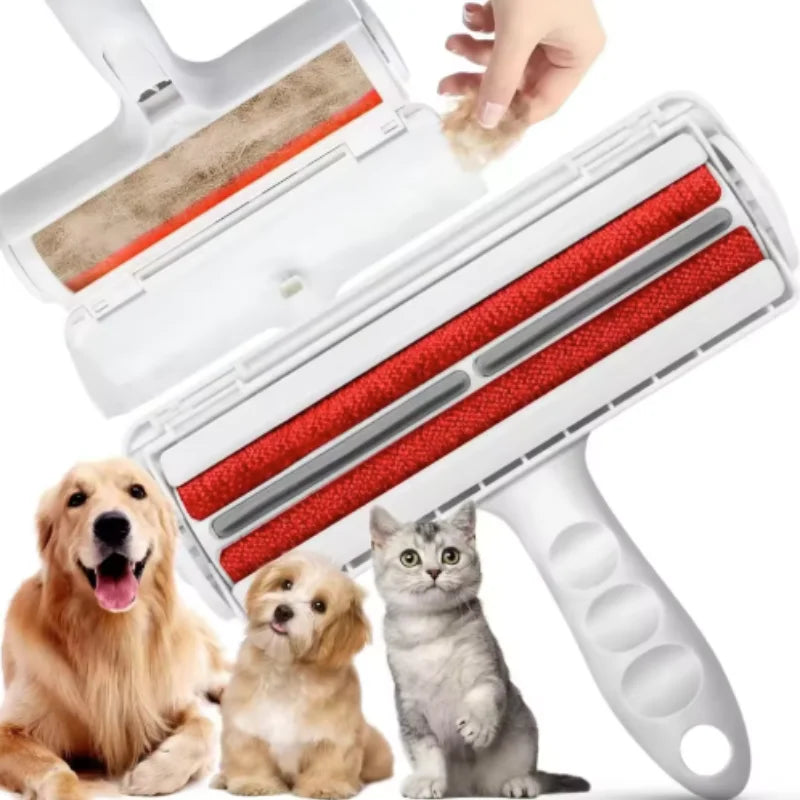 Reusable Pet Hair Remover Roller – Self-Cleaning