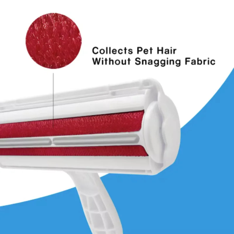 Reusable Pet Hair Remover Roller – Self-Cleaning